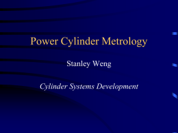Power Cylinder Metrology_intern