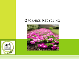 Organics Recycling Presentation