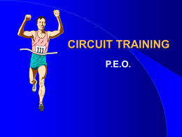 CIRCUIT TRAINING - FireFit Steering Group