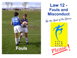 major (penal) fouls - Central Maryland Soccer Referees