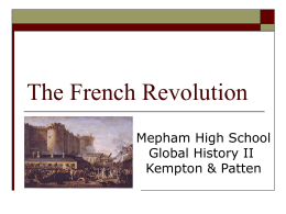 The Stages of the French Revolution