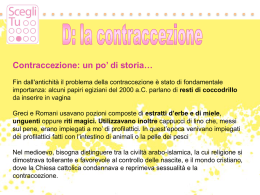 La contraccezione - Ginecologo Palermo. Studio di Ginecologia