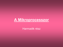 A Mikroprocesszor
