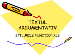 4. Textul argumentativ()