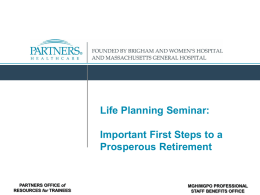 Important First Steps to a Prosperous Retirement