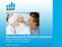 2010 AGOF Branchenbericht Kosmetik Grafiken