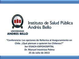Dr Inostroza Expohospital 2013 (2) - Instituto de Salud Publica de la