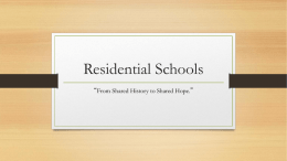 Residential Schools - Creator - Land