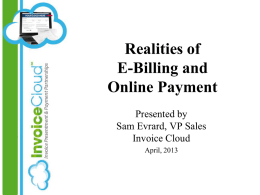 Paperless Billing & Electronic Payments