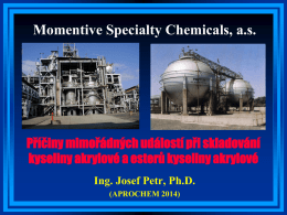 Polymerace kyseliny akrylové a esterů kyseliny akrylové