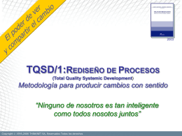 2.5 PECAS Rediseno D eProcesos TQSD1