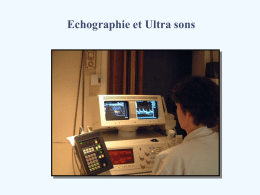 Echographie et Ultrason