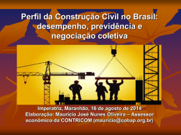 Perfil da Construção Civil no Brasil