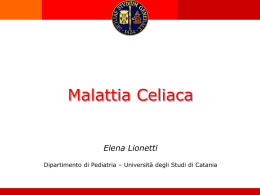 Celiachia - Università degli Studi di Catania