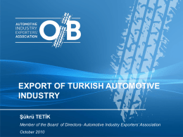 Uludağ Automotive Industry Exporters` Association