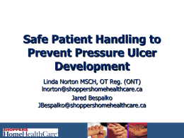 Safe Patient Handling to Prevent Pressure Ulcer - Mms