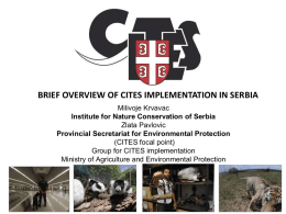 CITES – Međunarodna konvencija o kontroli