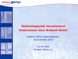 presentatie-leo-de-waal-brabant-waterx - Platform OR