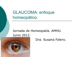 Glaucoma Dra. Susana Falero