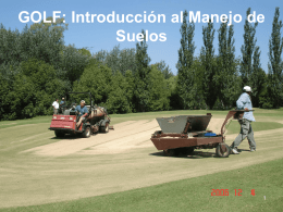 Golf introducción al manejo suelos 5