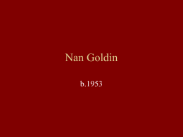 Nan Goldin - WordPress.com
