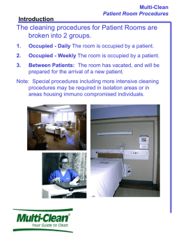 Patient Room Procedures - Multi