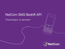 Slide 1 - NetCom