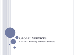 Global Services Lesson4 PowerPoint Presentation