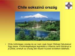 Chile sokszínű ország