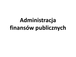 Administracja finansowa