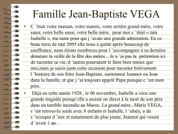 Version ppt - Site de la Famille Vega