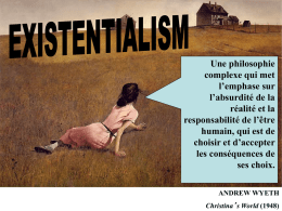 Les Grandes Idées de l`Existentialisme