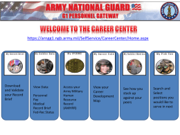 G1 Personnel Gateway