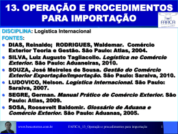 FAFICA_13_Operacao_e_procedimentos_para_importacao
