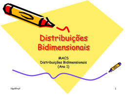 Distribuições Bidimensionais