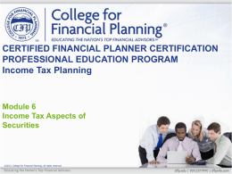 CFP3_06 - College for Financial Planning