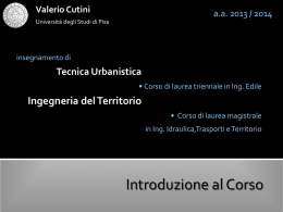 introduzione - Università degli Studi di Pisa