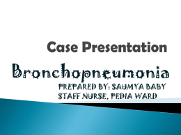 Bronchopneumonia