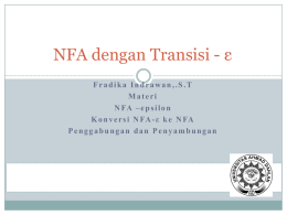 NFA dengan Transisi