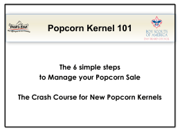 Popcorn Kernel 101 -NKY University