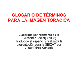 Glosario SEICAT - Dr. Víctor Pérez Candela