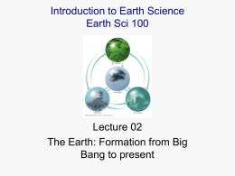 L2 - School of Earth Sciences