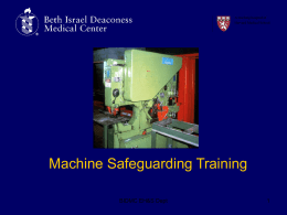 Machine Safeguarding Training