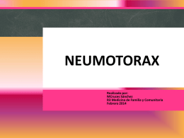 neumotórax - Urgencias Bidasoa