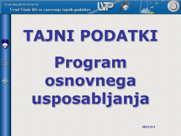 UVTP_usposabljanje - ažurirano 25. 8. 2011