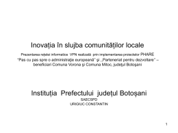 Prezentare Constantin Lucică Urigiuc, Consilier superior Serviciul
