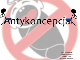 Antykoncepcja - 13 LO w Szczecinie