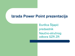 Kako napraviti Power Point prezentaciju