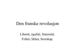 Den franske revolusjon