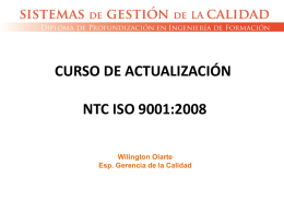 Actualización ISO 9001